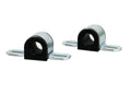 Sway bar - mount bushing 2 Bushings 2 Saddles Grease