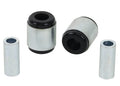 Control arm - upper rear inner bushing 2 Shell Bushings 2 Tubes grease