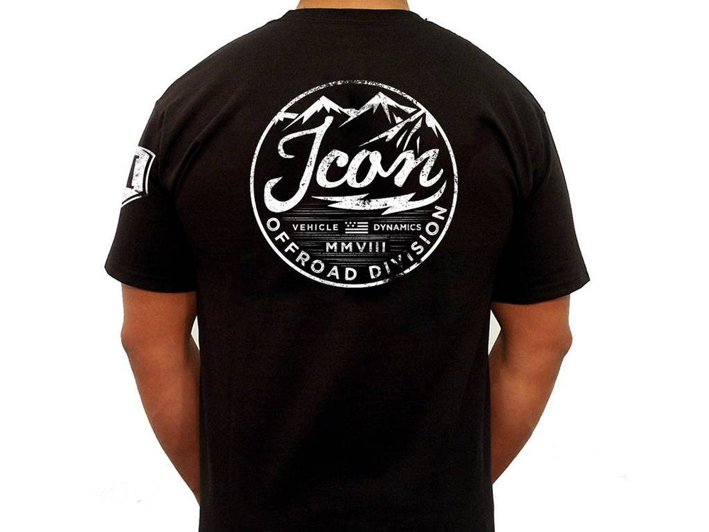 ICON Vintage-Logo Tee - Black, XXL