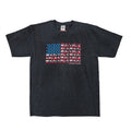 LIBATC SHIRT CHARCOAL PATRIOTIC PRINT M