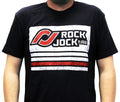 RockJock T-Shirt w/ Distressed Logo Black XL Print on the Front
