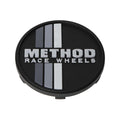 CENTER CAP GREY STRIPE 86MM SNAP IN