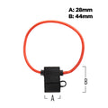 ATC FUSE HOLDER WITH COVER 14 GAUGE PACKAGE OF 10