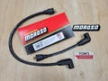 Moroso 80-84 H-D FL / 84-99 H-D FXST/FLST / 91-98 H-D FXD Suppression Core Wire Set - Black
