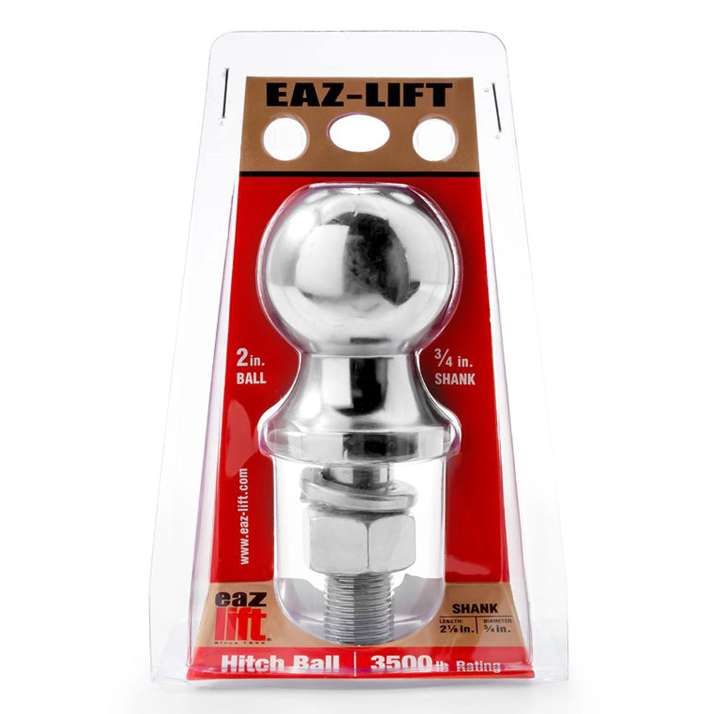 EAZLIFT HITCH BALL 3500LB RATING 2INX3/4INX21/8IN