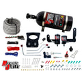 Nitrous Express - 4an (22") Stainless Braided Double SHO Hose, 3an on both ends (Black Ends) - 10122