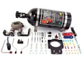 Nitrous Express - 4an (22") Stainless Braided Double SHO Hose, 3an on both ends (Black Ends) - 10122