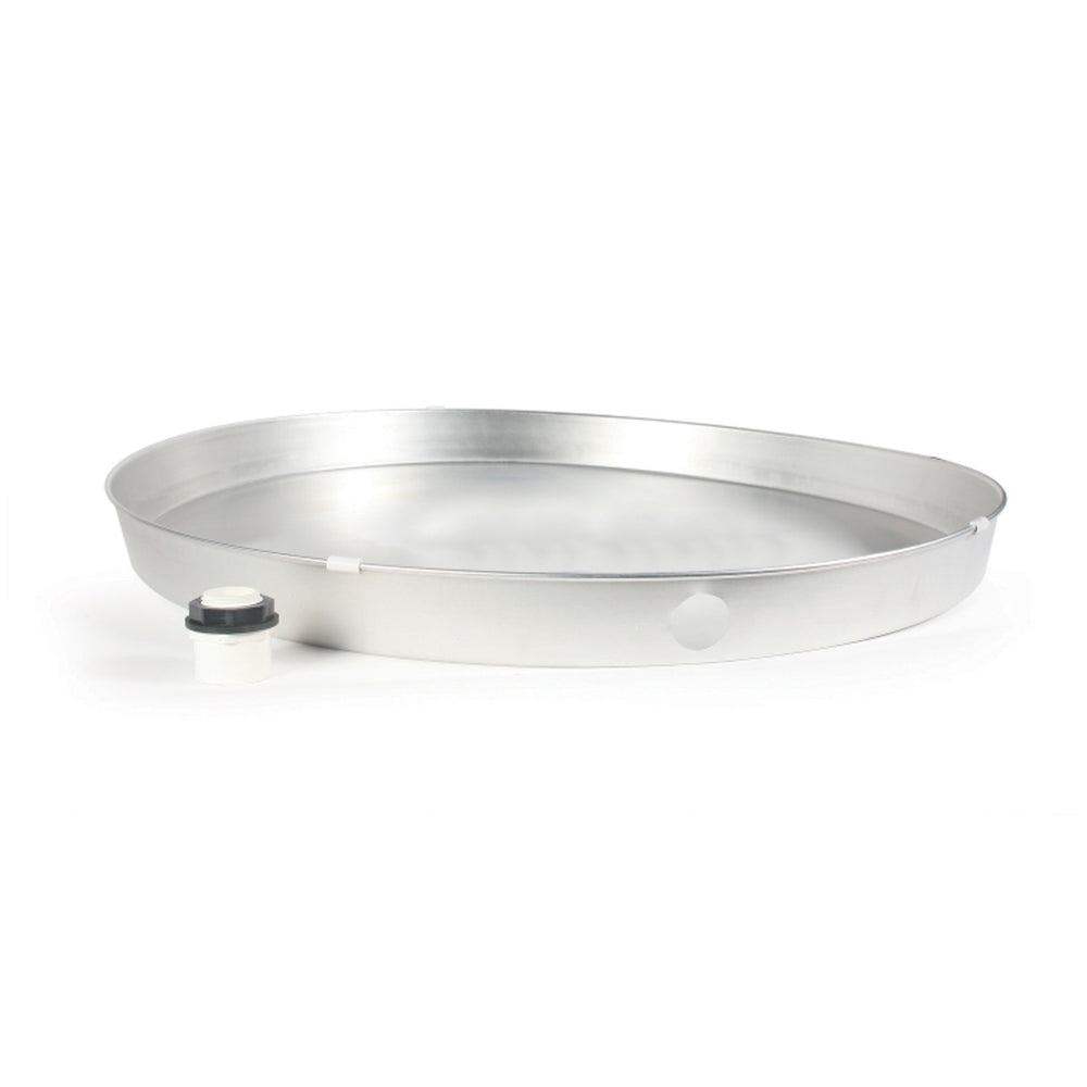 WH DRAIN PAN - 22' ID ALUM SHORT W/