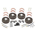 Drum Brake Hold Down Hardware Kit 10 Inch Front Or Rear Per Axle 1990-2006 TJ 1990-2001 XJ And 1993-1998 ZJ OMIX