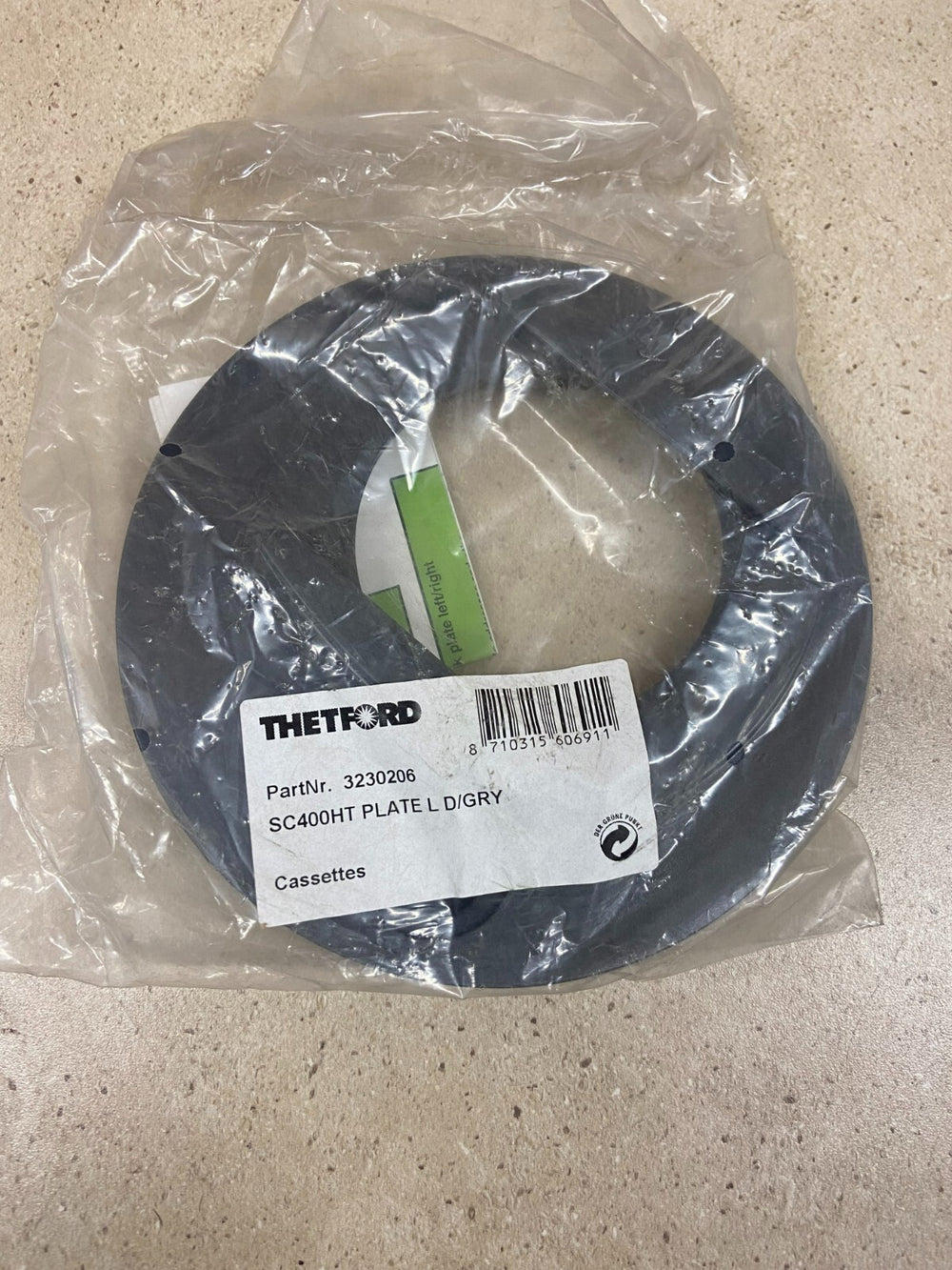SC400HT PLATE L D/GRY