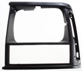 Black Left Headlight Bezel for 1997-2001 Jeep XJ Cherokee Crown Automotive