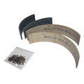 Brake Lining Set for Select 41-68 Vintage Jeep MB CJS, M38, M38-A1 w/ 9 Inch Brakes Crown Automotive