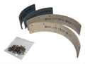 Brake Lining Set for Select 41-68 Vintage Jeep MB CJS, M38, M38-A1 w/ 9 Inch Brakes Crown Automotive