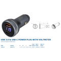 ROUND USB/USC POWER PLUG W/VOL