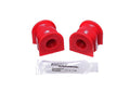 Energy Suspension 06-11 Honda Civic SI 17mm Rear Sway Bar Bushing Set - Red