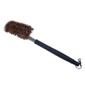 18IN GRILL BRUSH WITH PALMYRA BRISTLES AND STAINLESS STEEL SCRAPER