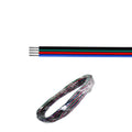 4 CONDUCT RGB WIRE FOR HE-5MRGB-1 RGB STRIP - 50FT EA