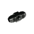 08 MALE TO 08 MALE AN/JIC WITH 1/8 NPT IN HEX BLACK