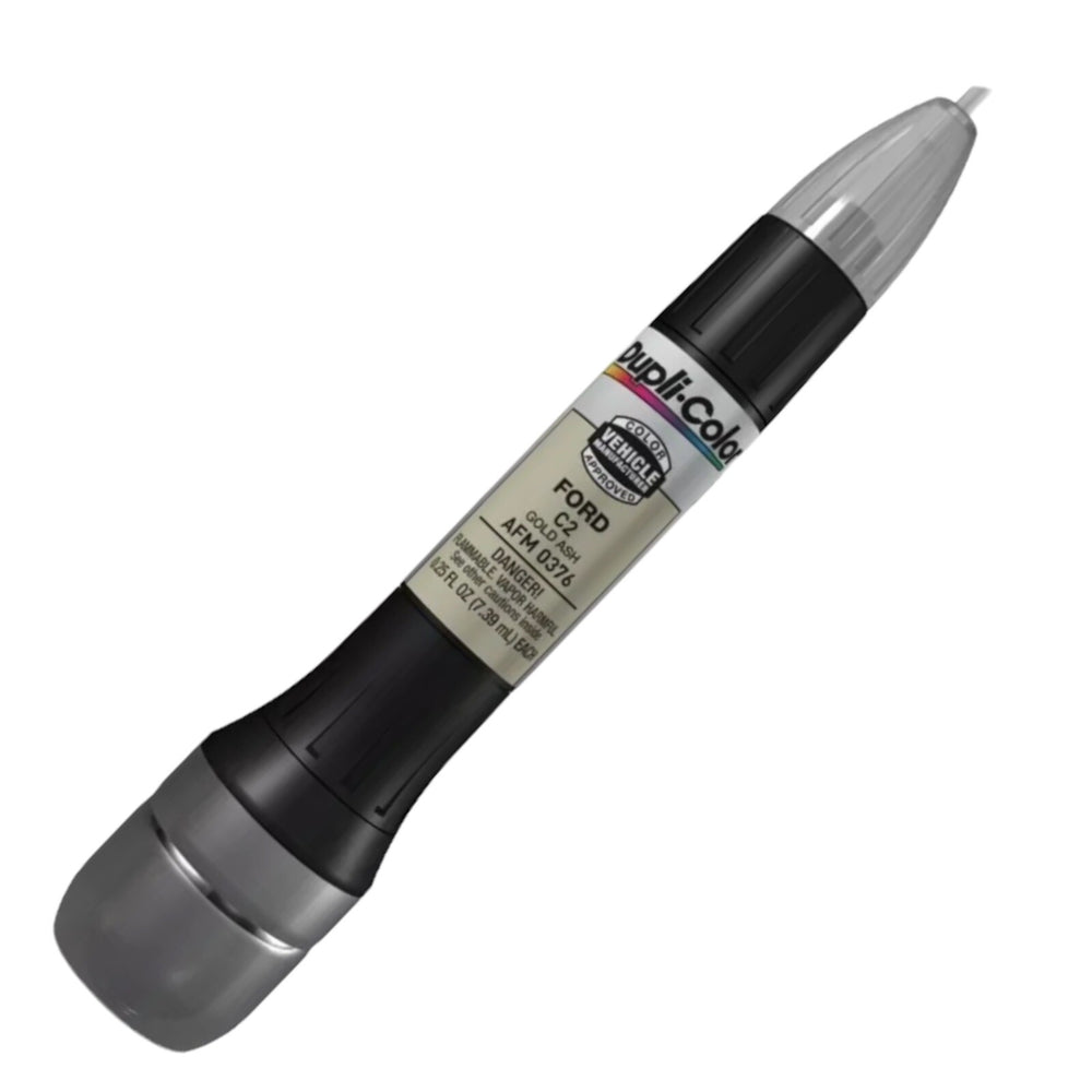 FORD EXACTMATCH TOUCHUP PAINT; GOLD ASH;0.5 OZ. PENTIP/BRUSH APPLICATOR
