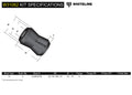 Whiteline Plus 70-77 Toyota Celica RA20 / 83-87 Corolla AE86 Rear Lower Shock Absorber