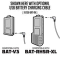 Rugged Radios V3 Replacement Lithium Battery w/12v Charge Port