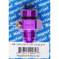 #8 to #12 O-Ring Male Adapter Fitting Black
