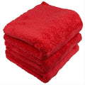 Chemical Guys Happy Ending Ultra Edgeless Microfiber Towel - 16in x 16in - Red - 3 Pack