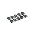 Countersunk Bolts 1/4in w/1.25in Washer Blk 10pk
