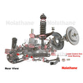 Control arm - lower inner bushing 2 Bushings 2 Tubes Grease