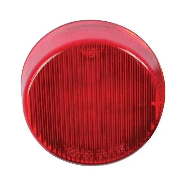2.5IN ROUND RED LED CLEAR LENS LIGHT GROMMET PLUG