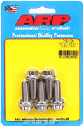 ARP 3/8 in.-24 RH Thread, 1.00 in 12 Point SS 300 Bolts - Set of 5