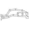 Cometic Jaguar 1970-1987 XK6 .018in AFM Timing Cover Gasket