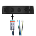ACC, LED CABLE PIGTAIL LOOM, 6P AMP