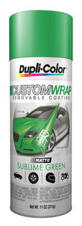 CUSTOM WRAP REMOVABLE COATING MATTE SUBLIME GREEN 11 OZ AEROSOL