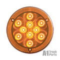 LED TAIL;RND 10 LEDS REF RING;AMB;