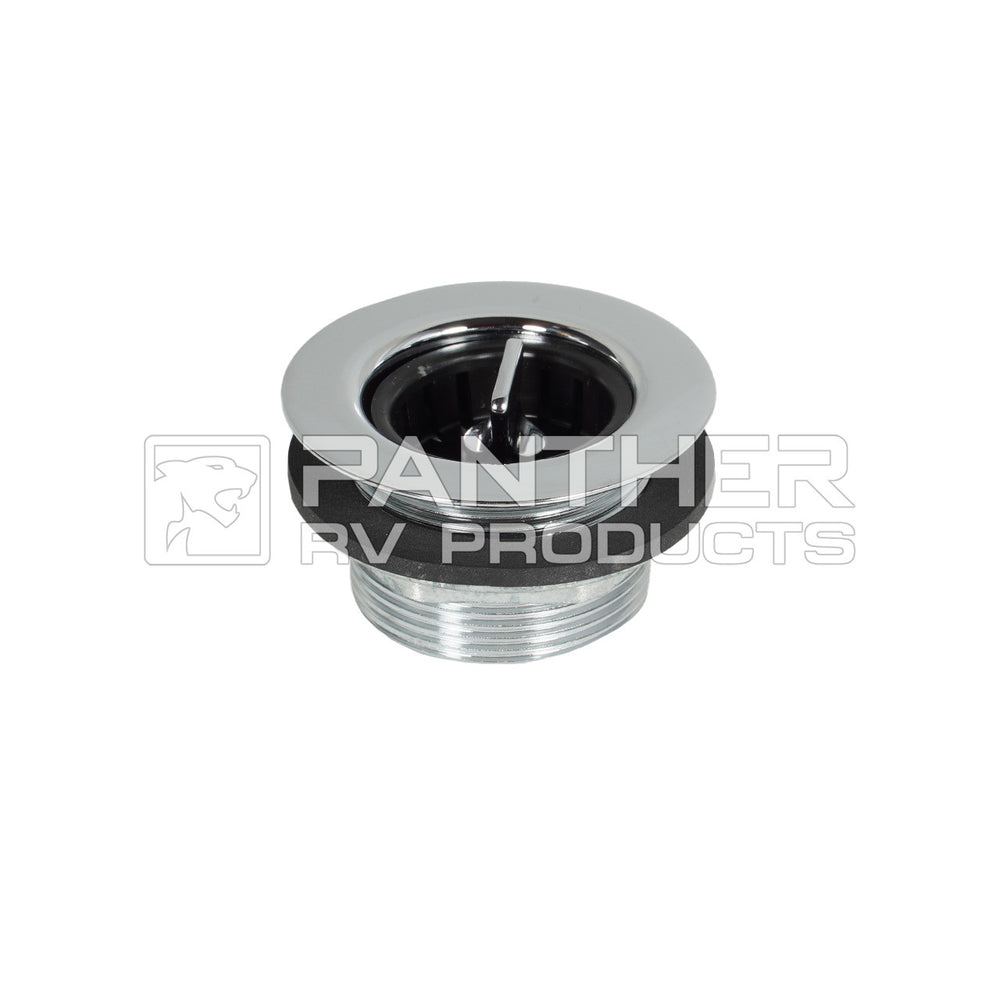 STRAINER W/THREADED BASKET LOCKNUT AND RUBBER WASHER