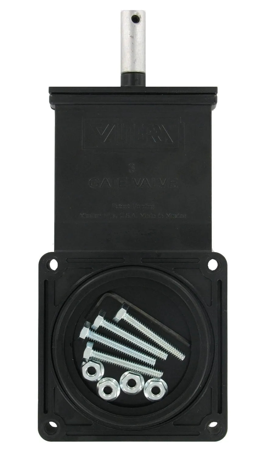 WASTE VALVE BODY 3IN WITH COUPLER SEALS HARDWARE