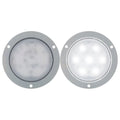 LED 4' RND DOME;7 LED;WHT FLNG MT;.