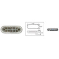LED OVALTAIL;MICROFLEX;12DI;REDW/CL