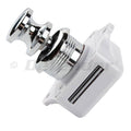 PUSH BUTTON RIM LATCH - CHROME