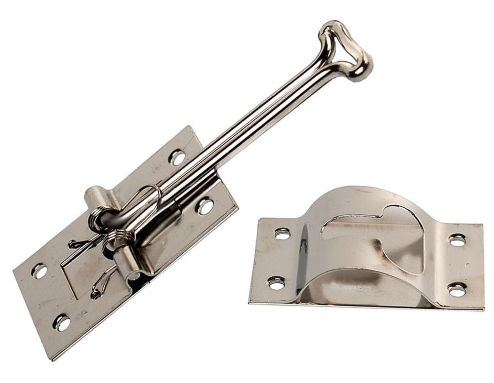 ENTRY DOOR HOLDER SELF CLOSING STAINLESS STEEL INTIN 4IN