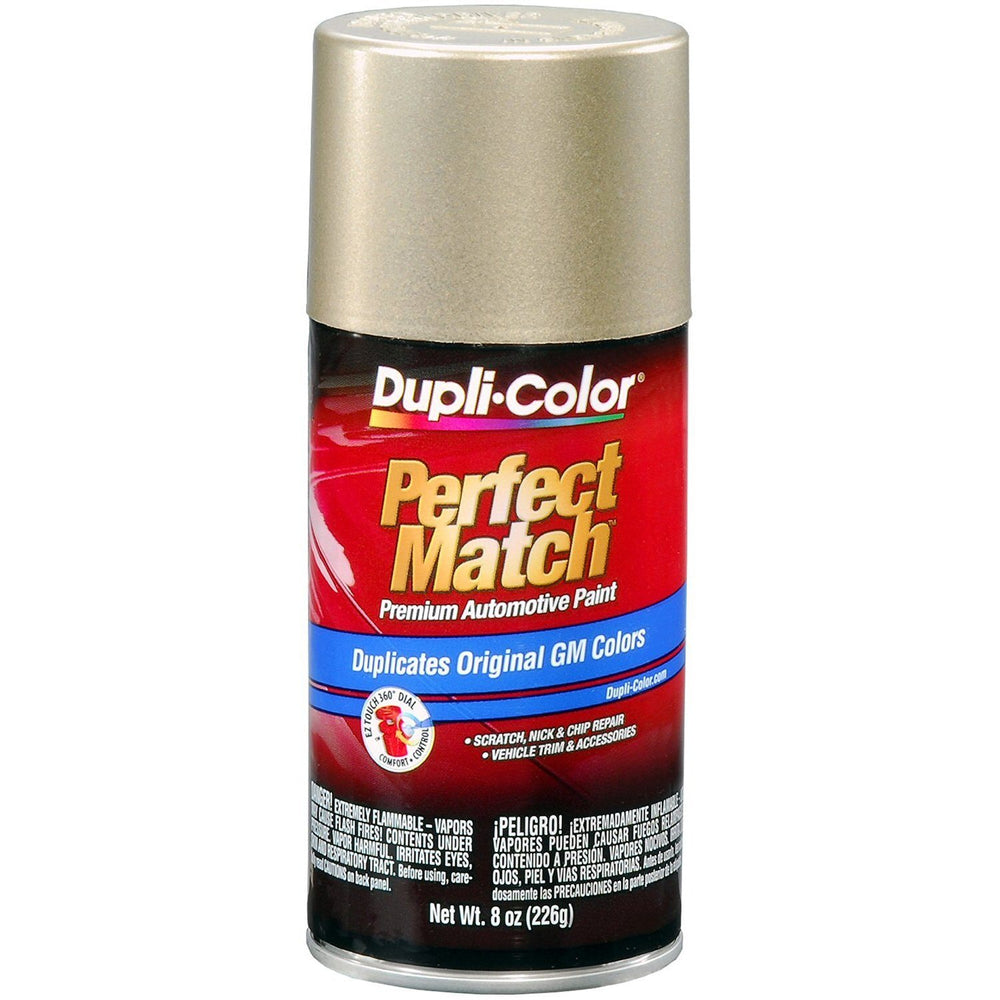 GENERAL MOTORS EXACTMATCH AUTOMOTIVE PAINT; GOLD METALLIC; 8 OZ. AEROSOL