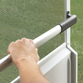 RV SCREEN DOOR CROSS BAR BLACK HANDLES