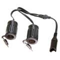 OPTIMATE CABLE O26 YSPLITTER SAE IN TO 2 X AUTO SOCKET OUT