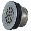 SHOWER STRAINER W/GRID LOCKNUT AND RUBBER WASHER