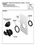 WHITECAP IND black auto part