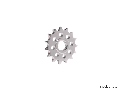 Vortex Racing Steel Front Sprocket 420 16 Tooth- Silver