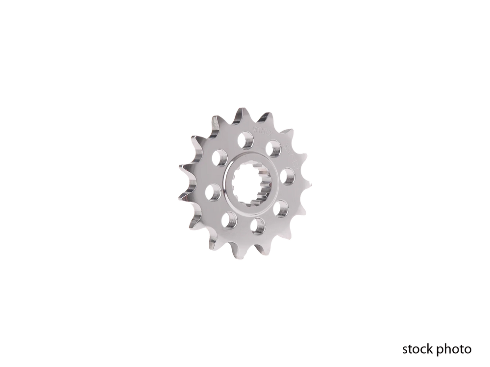 Vortex Racing Steel Front Sprocket 420 16 Tooth- Silver