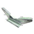 PONTOON BRKT WING 153/4IN X 2IN X 6IN 1/2IN WIDE SLOT 7IN LONG UPC LABEL