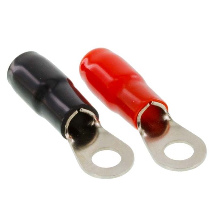 NICKEL RING TERMINAL 4 GAUGE 5/16 I